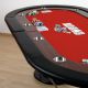 Velký pokerový stůl Monaco červený