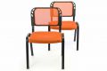 Sada 2 stohovatelných kongresových židlí - oranžová