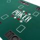 Skládací pokerová podložka pro 8 hráčů 180 x 90 cm, zelená