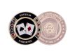 Poker guard Stříbrný ochranný žeton - 66