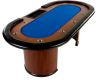 XXL pokerový stůl Royal Flush, 213 x 106 x 75cm, modrá