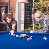 GamesPlanet Kulečníkový stůl 6 ft, černo/červený s vybavením