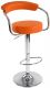 Sada barových židlí 2 ks, oranžová,  53 x 105 x 52 cm