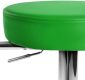 Sada barových židlí 2 ks, zelená, 53 x 105 x 52 cm