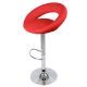 Sada barových židlí, červená, 2 ks