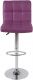 Sada barových židlí, fialová, 2 ks