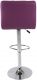 Sada barových židlí, fialová, 2 ks