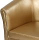 Křeslo Chesterfield, 58 x 71 x 70 cm, zlaté