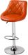 Sada barových židlí, oranžová, 2 ks